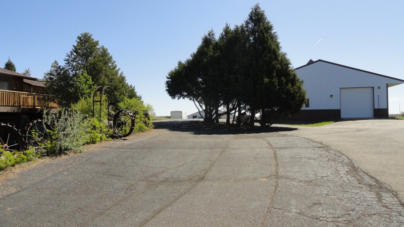 Paved Drive at Back of House approaching garage