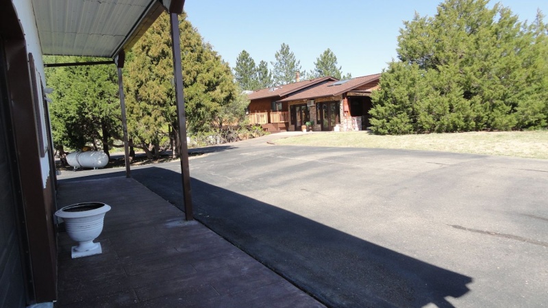 View of house from garage