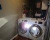Laundry off kitchen.  Washer/dryer included