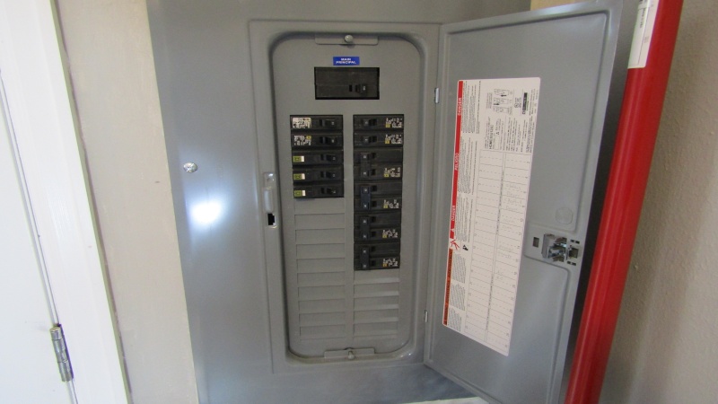 Updated breaker panel