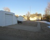 View of backyard/house/2 garages