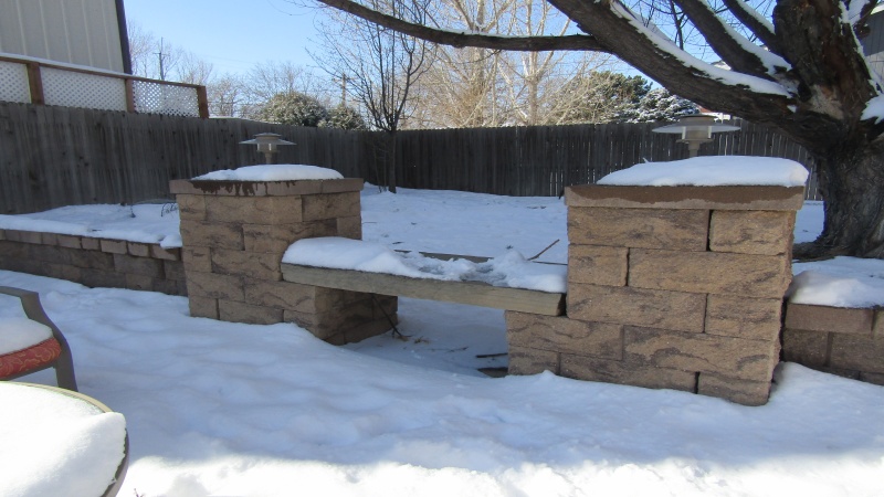 Landscaping seating areas